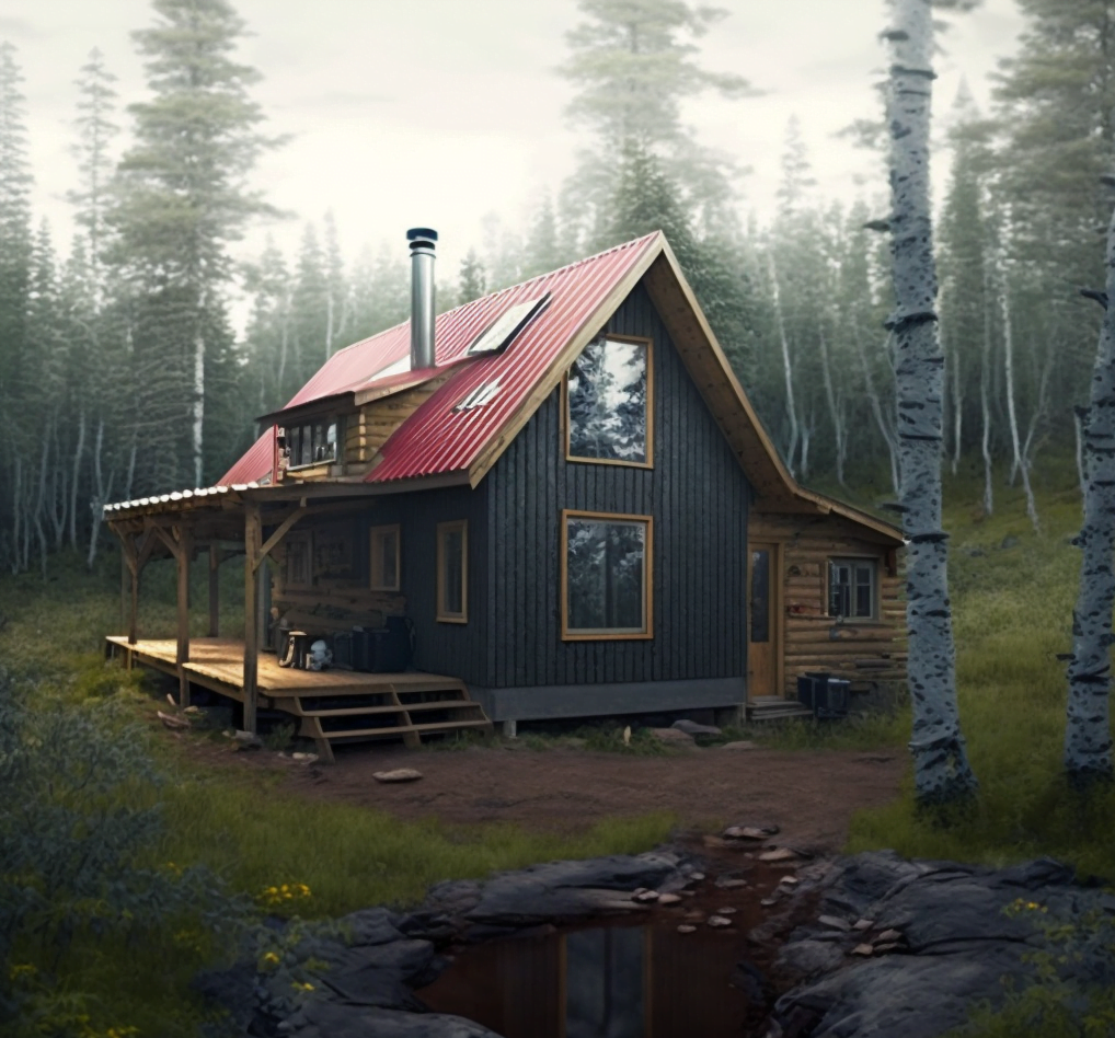 pellet heater off-grid