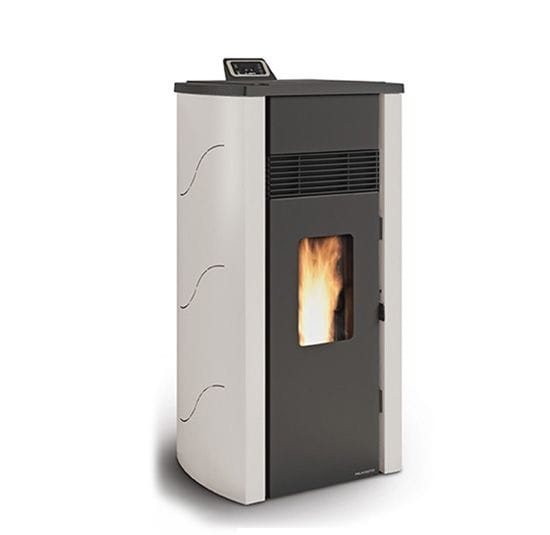white palazzetti lia pellet heater