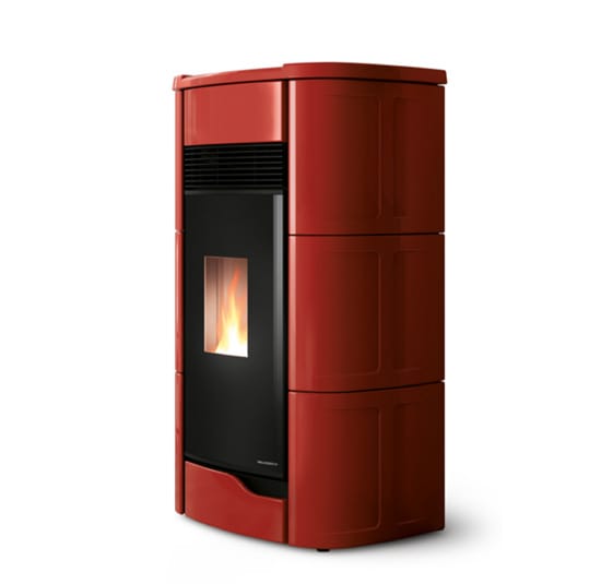 red palazzetti anna pellet heater