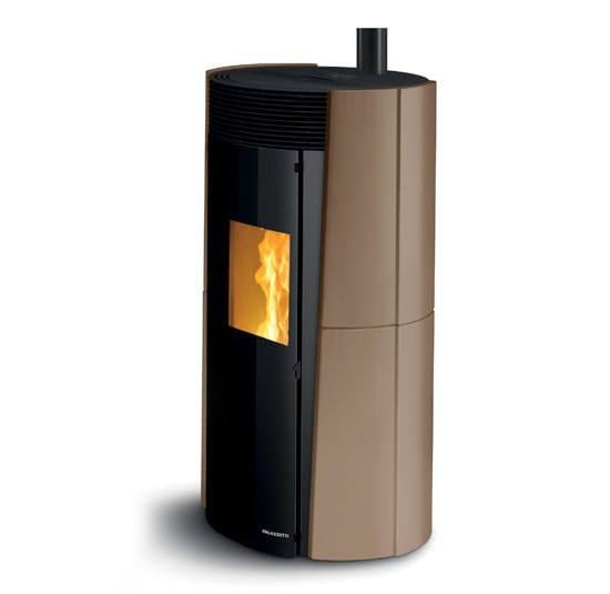 brown palazzetti lilibet TC pellet heater